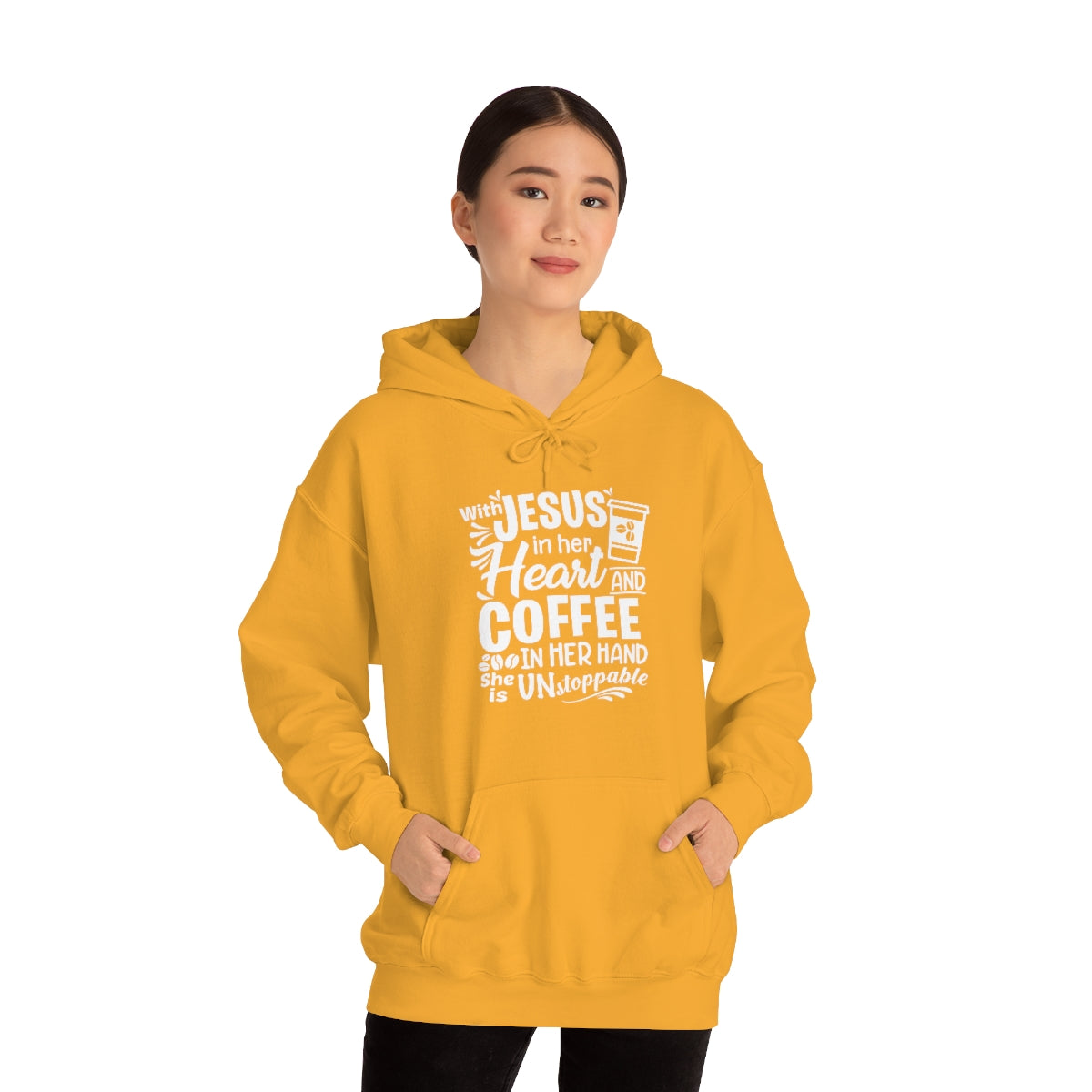 Jesus and Coffee Hooded Sweatshirt