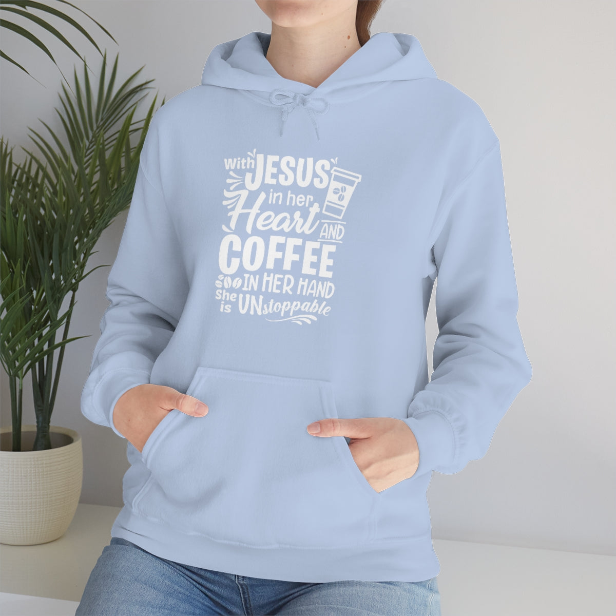 Jesus and Coffee Hooded Sweatshirt