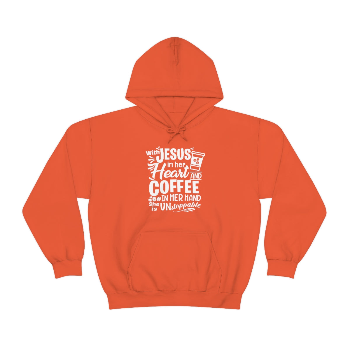 Jesus and Coffee Hooded Sweatshirt