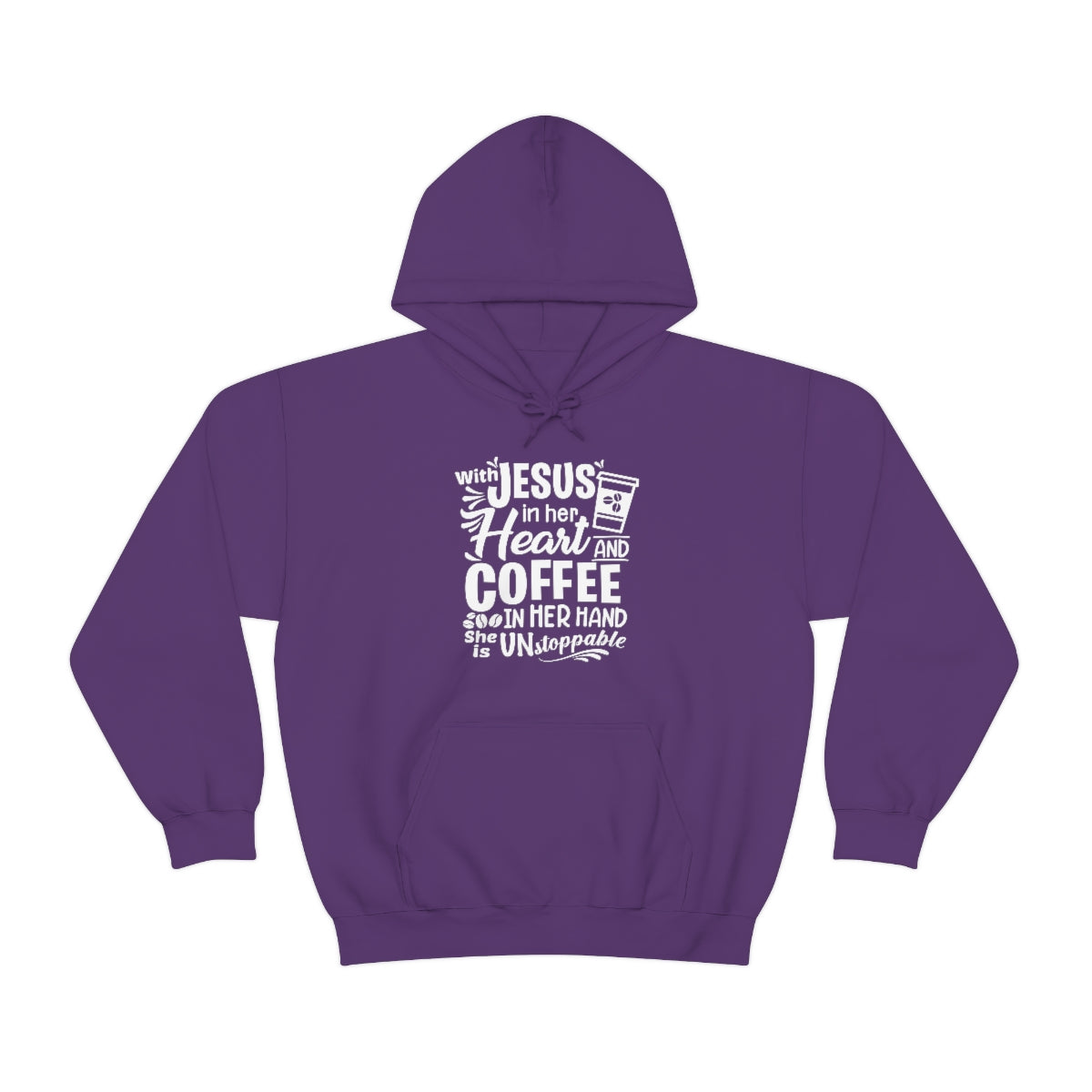 Jesus and Coffee Hooded Sweatshirt