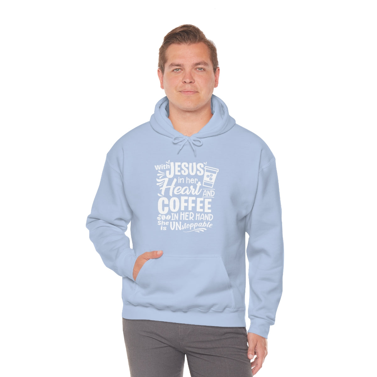 Jesus and Coffee Hooded Sweatshirt