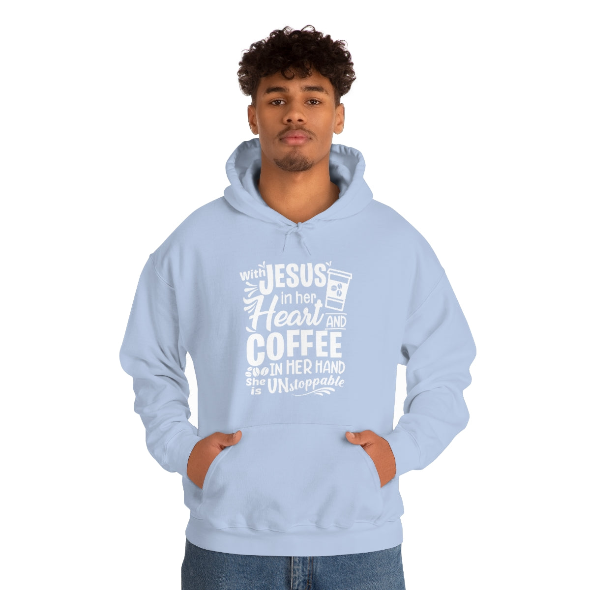 Jesus and Coffee Hooded Sweatshirt