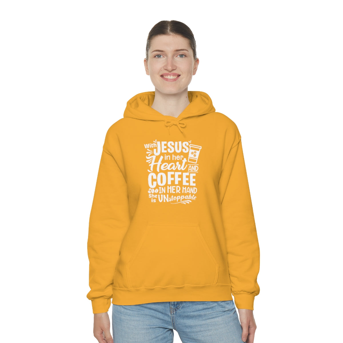 Jesus and Coffee Hooded Sweatshirt