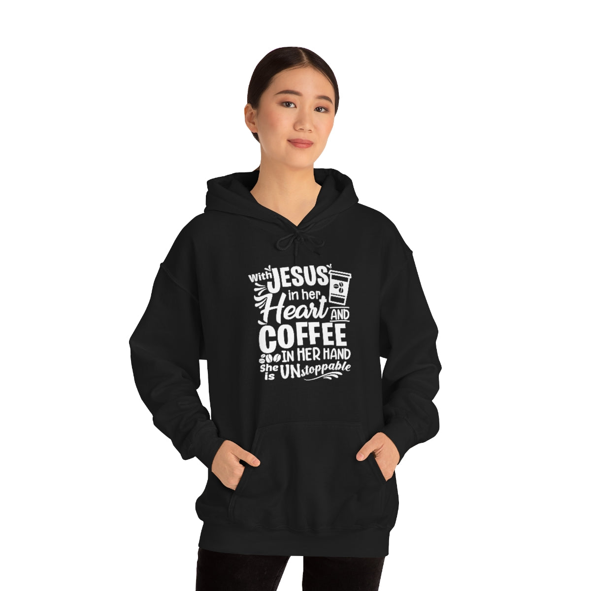 Jesus and Coffee Hooded Sweatshirt