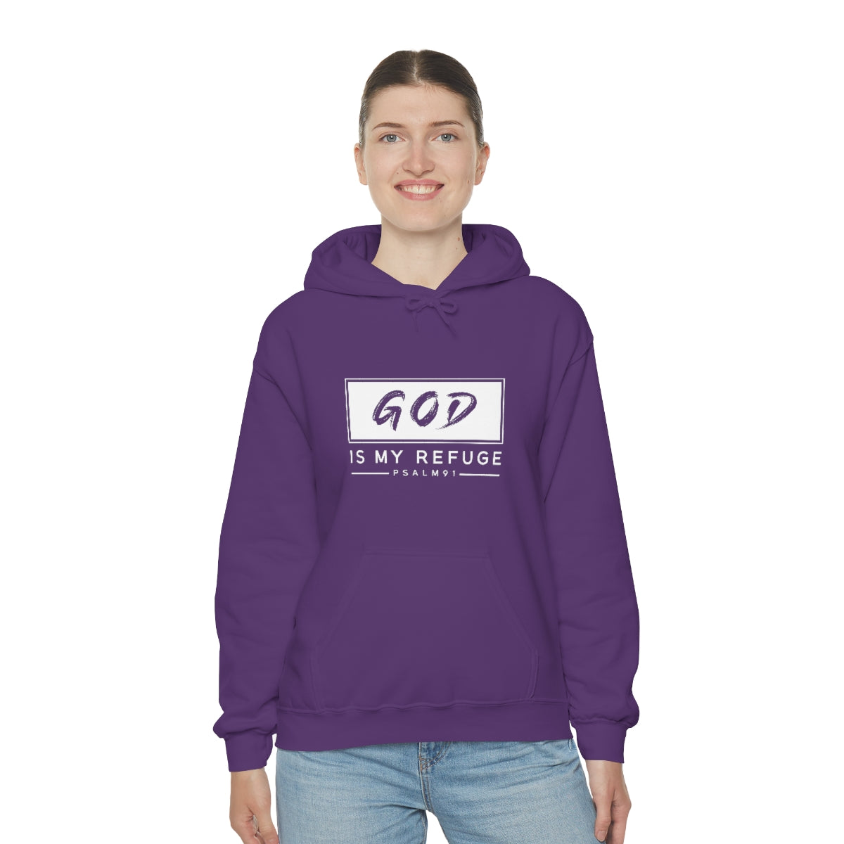 Hooded Sweatshirt GOD is my Refuge