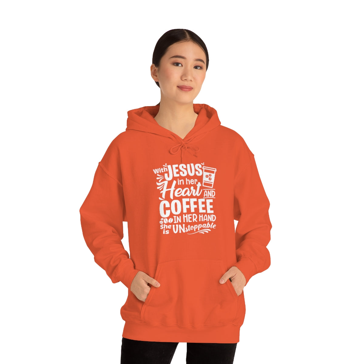 Jesus and Coffee Hooded Sweatshirt