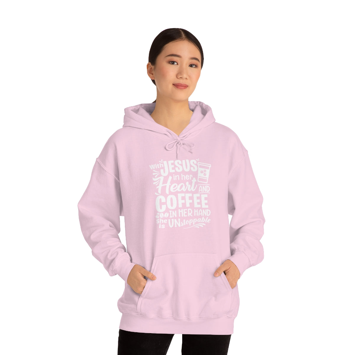 Jesus and Coffee Hooded Sweatshirt