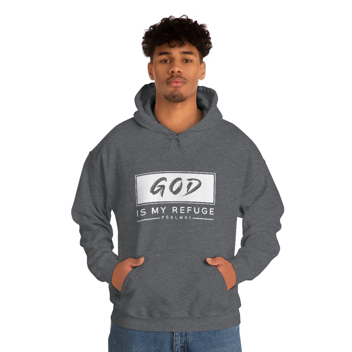 Hooded Sweatshirt GOD is my Refuge