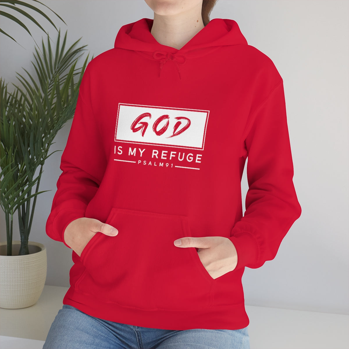 Hooded Sweatshirt GOD is my Refuge