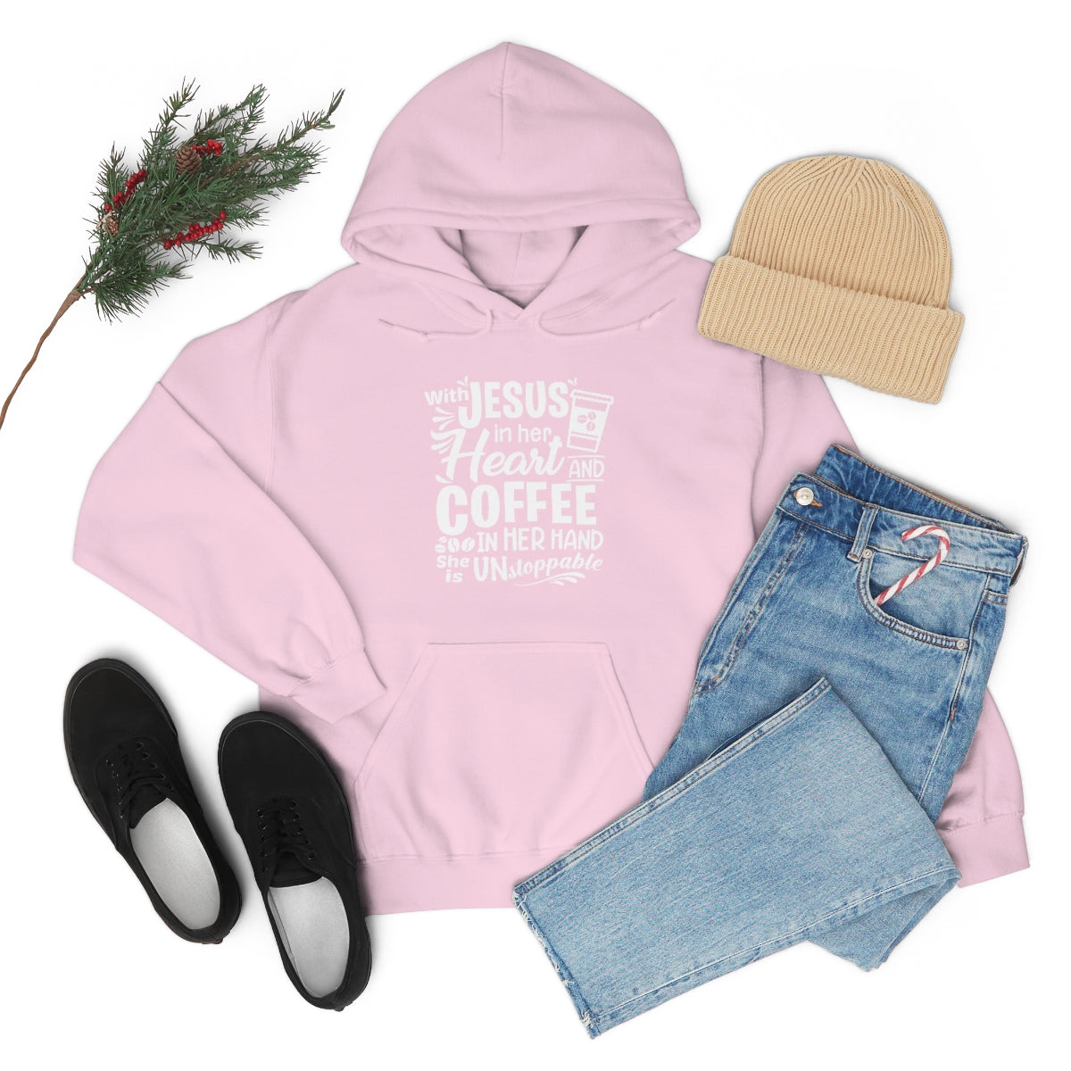 Jesus and Coffee Hooded Sweatshirt