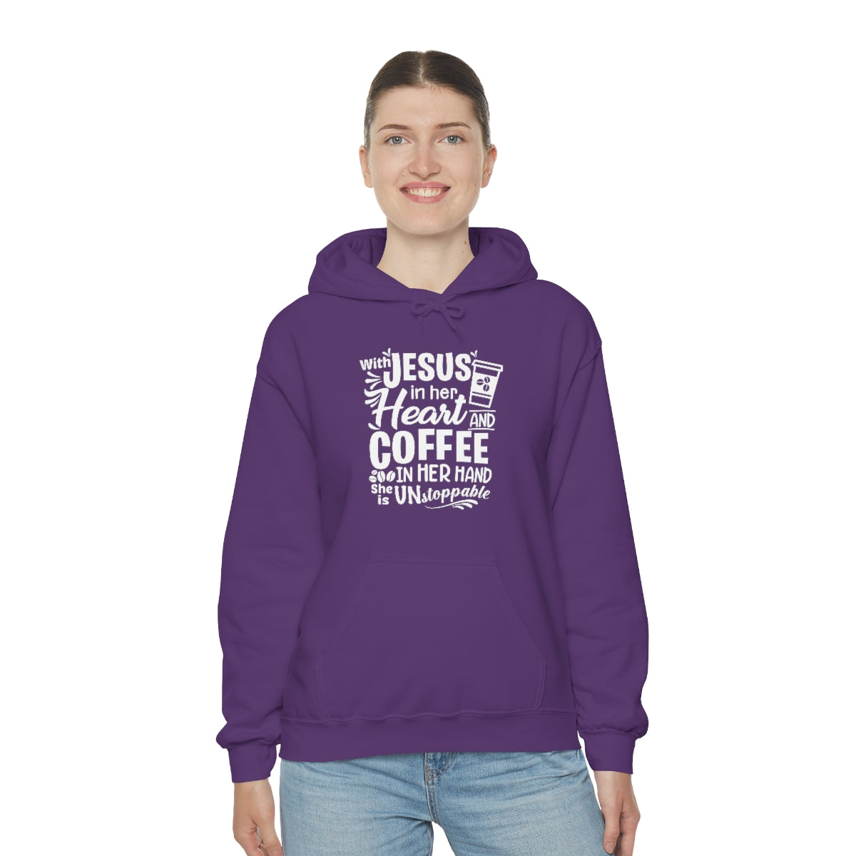 Jesus and Coffee Hooded Sweatshirt