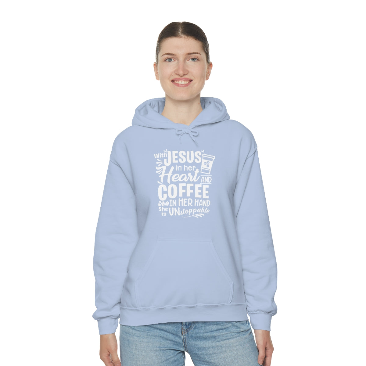 Jesus and Coffee Hooded Sweatshirt