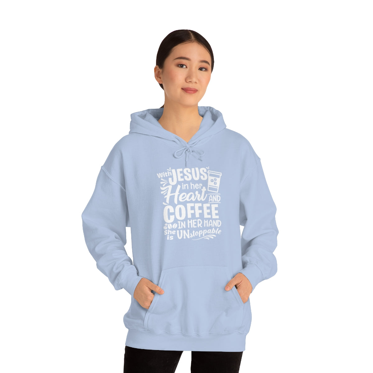 Jesus and Coffee Hooded Sweatshirt