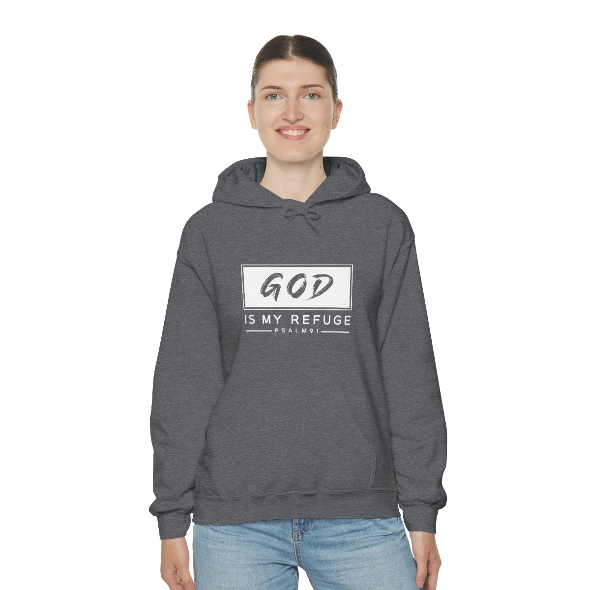 Hooded Sweatshirt GOD is my Refuge