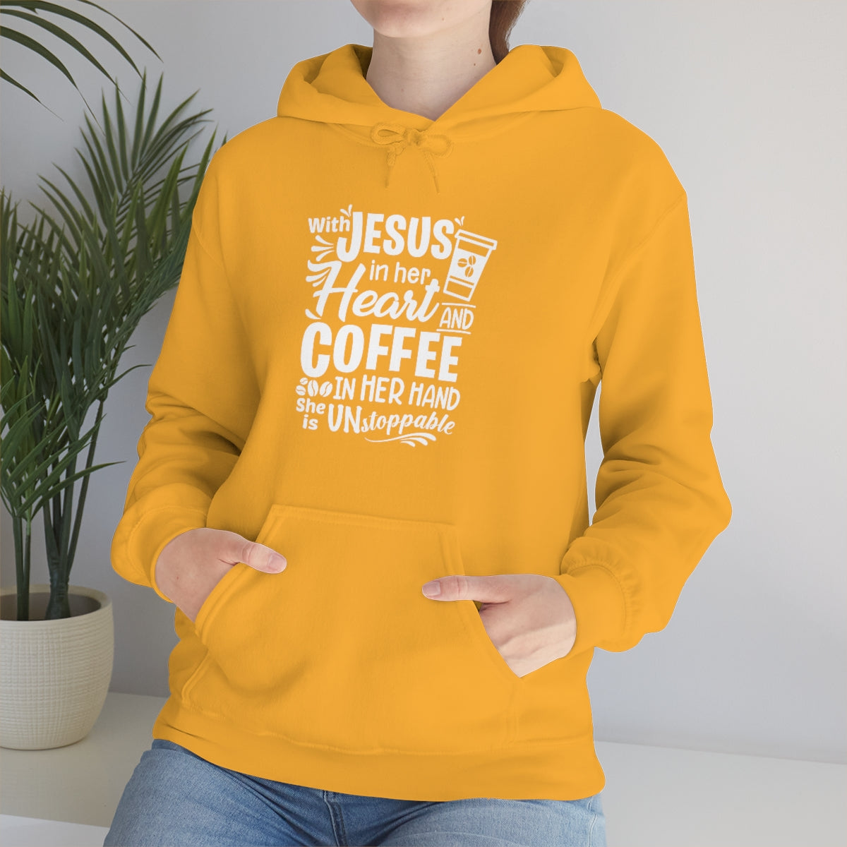 Jesus and Coffee Hooded Sweatshirt