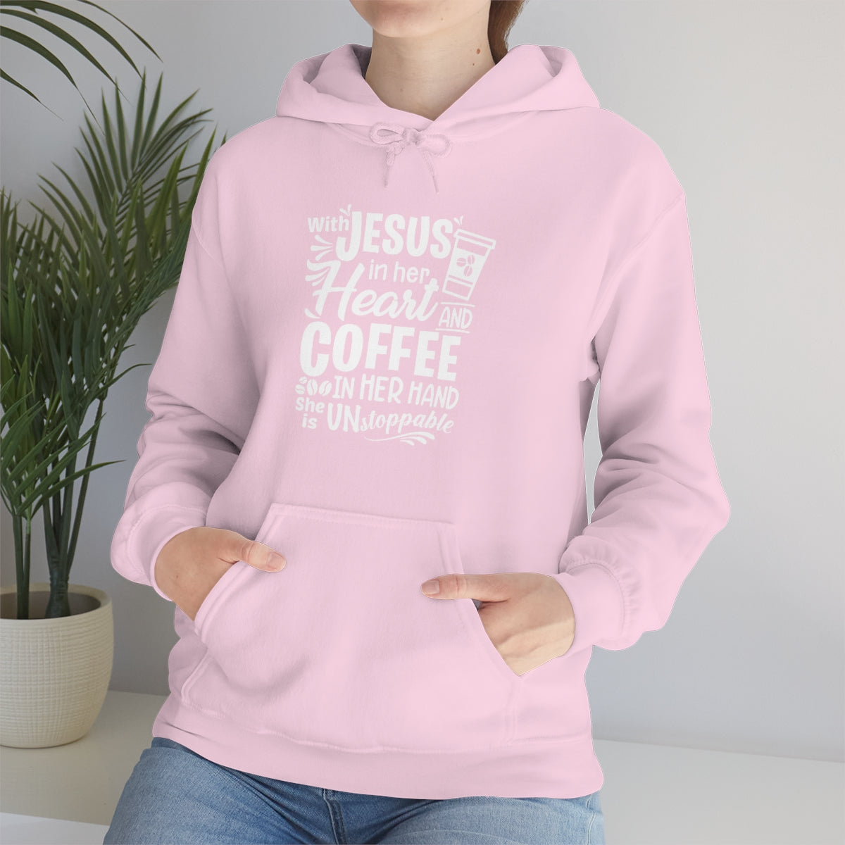 Jesus and Coffee Hooded Sweatshirt