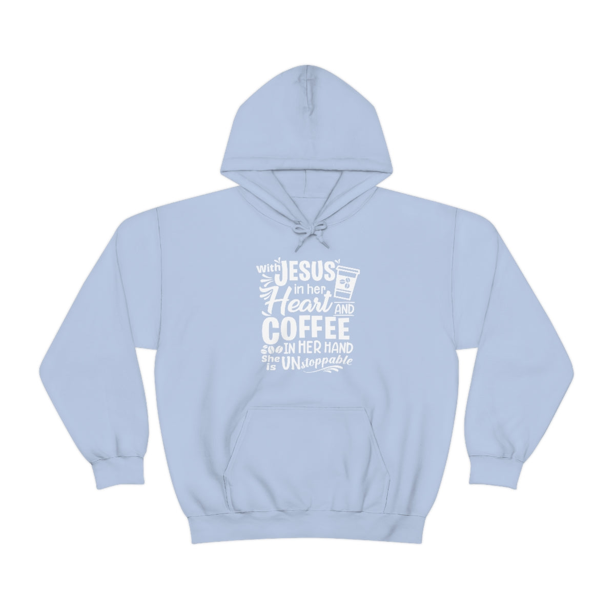 Jesus and Coffee Hooded Sweatshirt