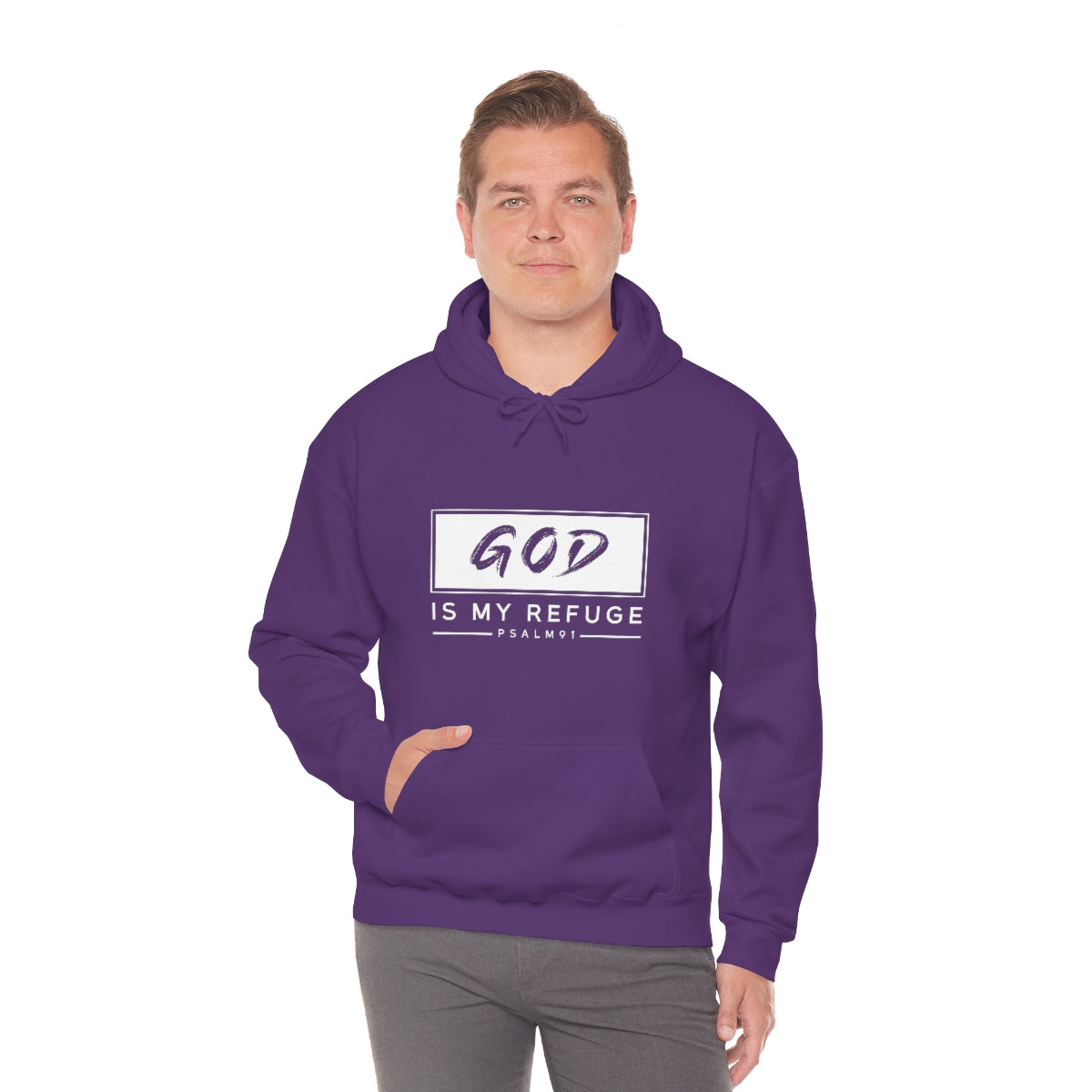 Hooded Sweatshirt GOD is my Refuge