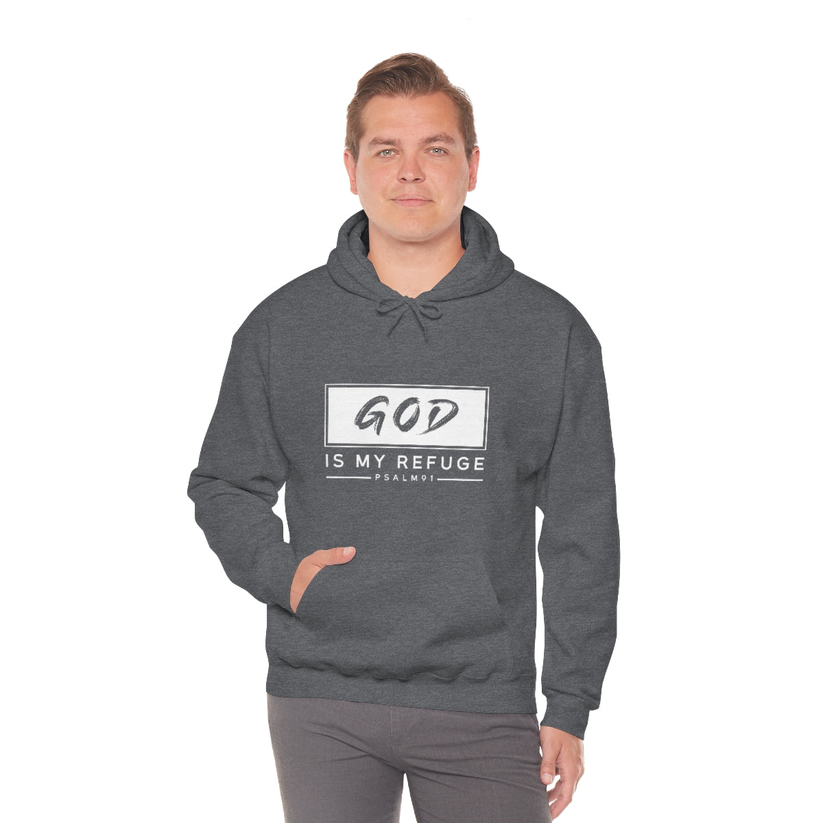 Hooded Sweatshirt GOD is my Refuge