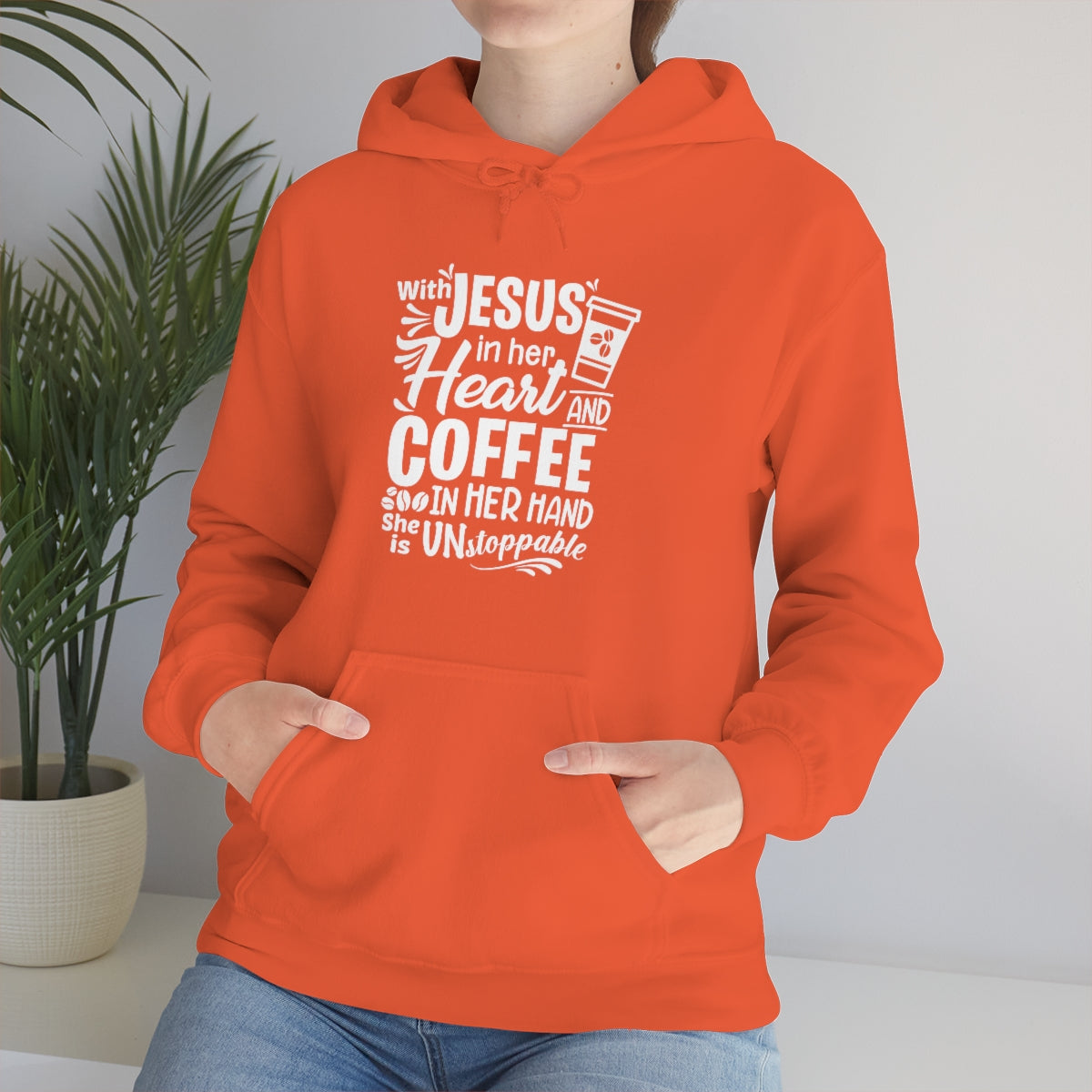 Jesus and Coffee Hooded Sweatshirt