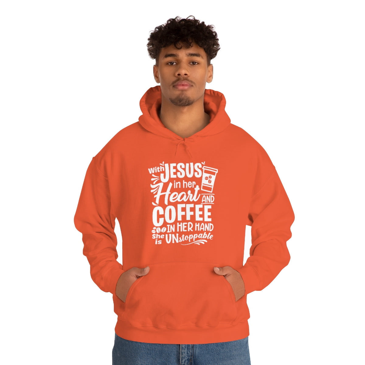 Jesus and Coffee Hooded Sweatshirt