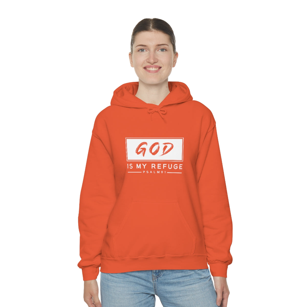 Hooded Sweatshirt GOD is my Refuge