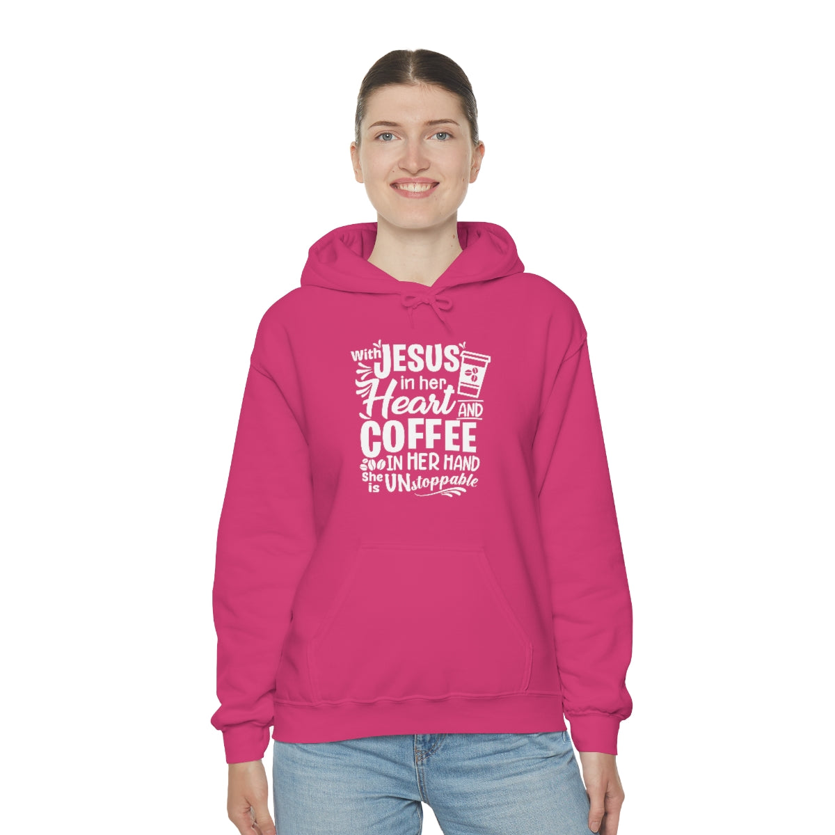 Jesus and Coffee Hooded Sweatshirt