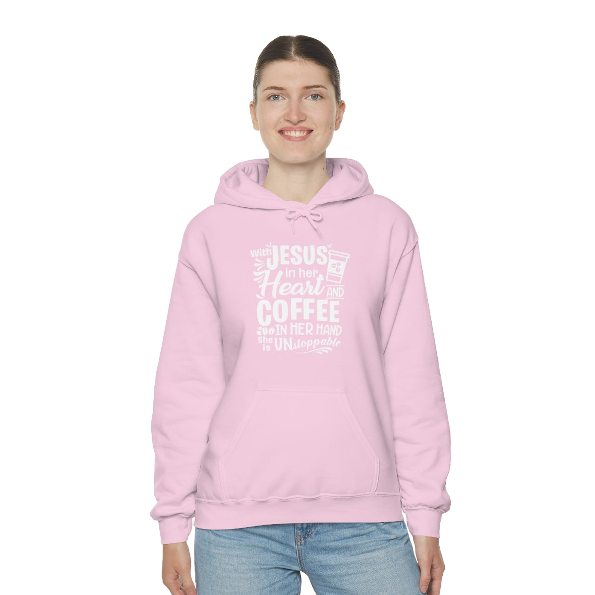 Jesus and Coffee Hooded Sweatshirt