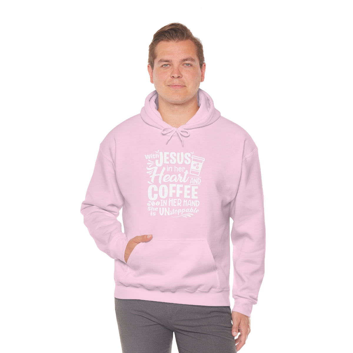 Jesus and Coffee Hooded Sweatshirt