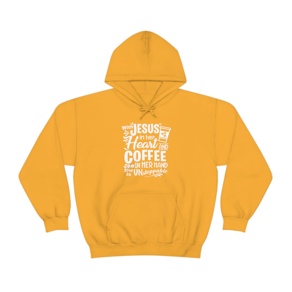 Jesus and Coffee Hooded Sweatshirt