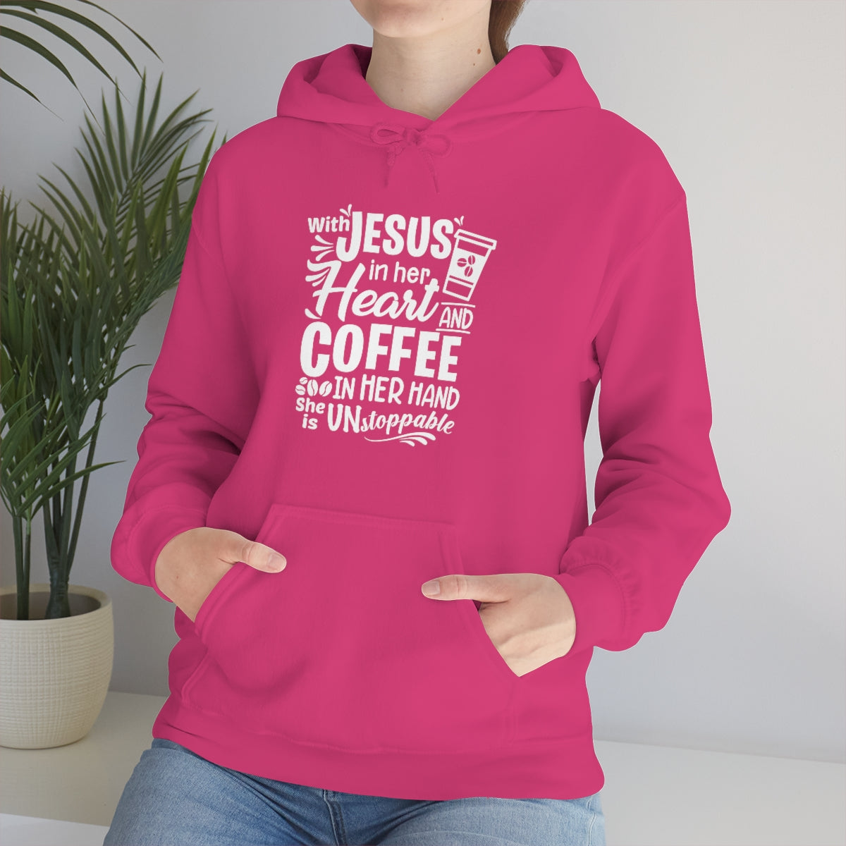 Jesus and Coffee Hooded Sweatshirt