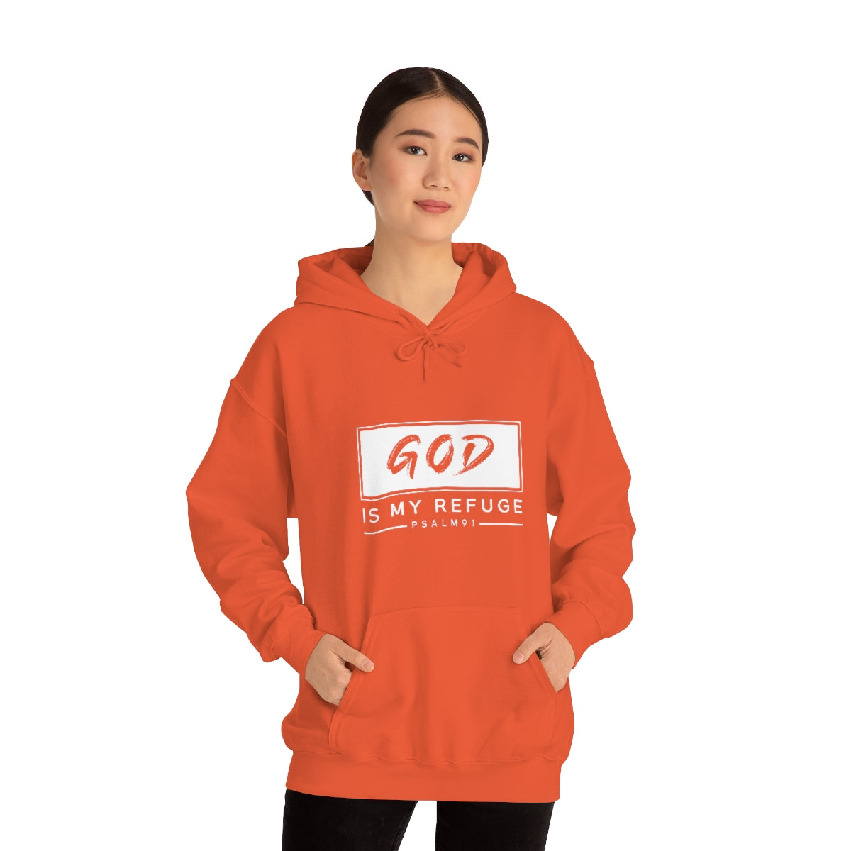 Hooded Sweatshirt GOD is my Refuge