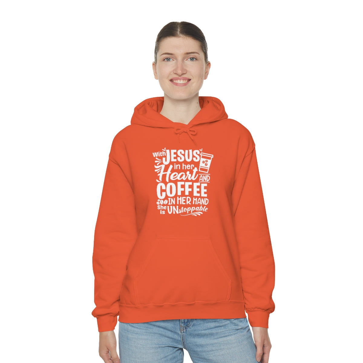 Jesus and Coffee Hooded Sweatshirt