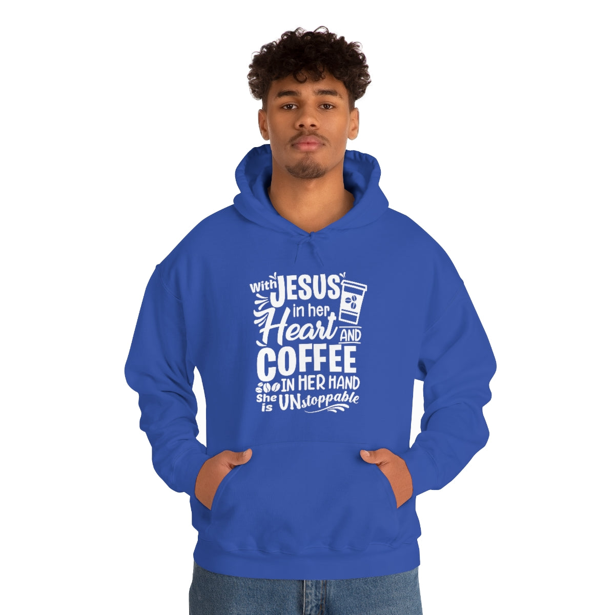 Jesus and Coffee Hooded Sweatshirt