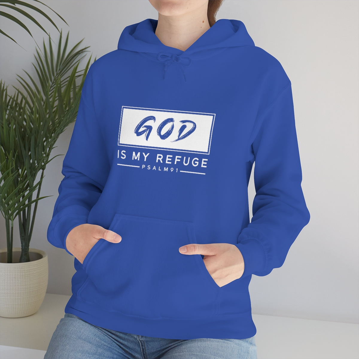 Hooded Sweatshirt GOD is my Refuge