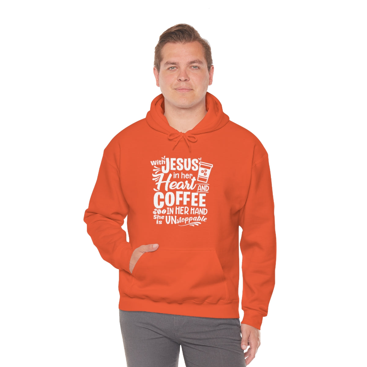 Jesus and Coffee Hooded Sweatshirt