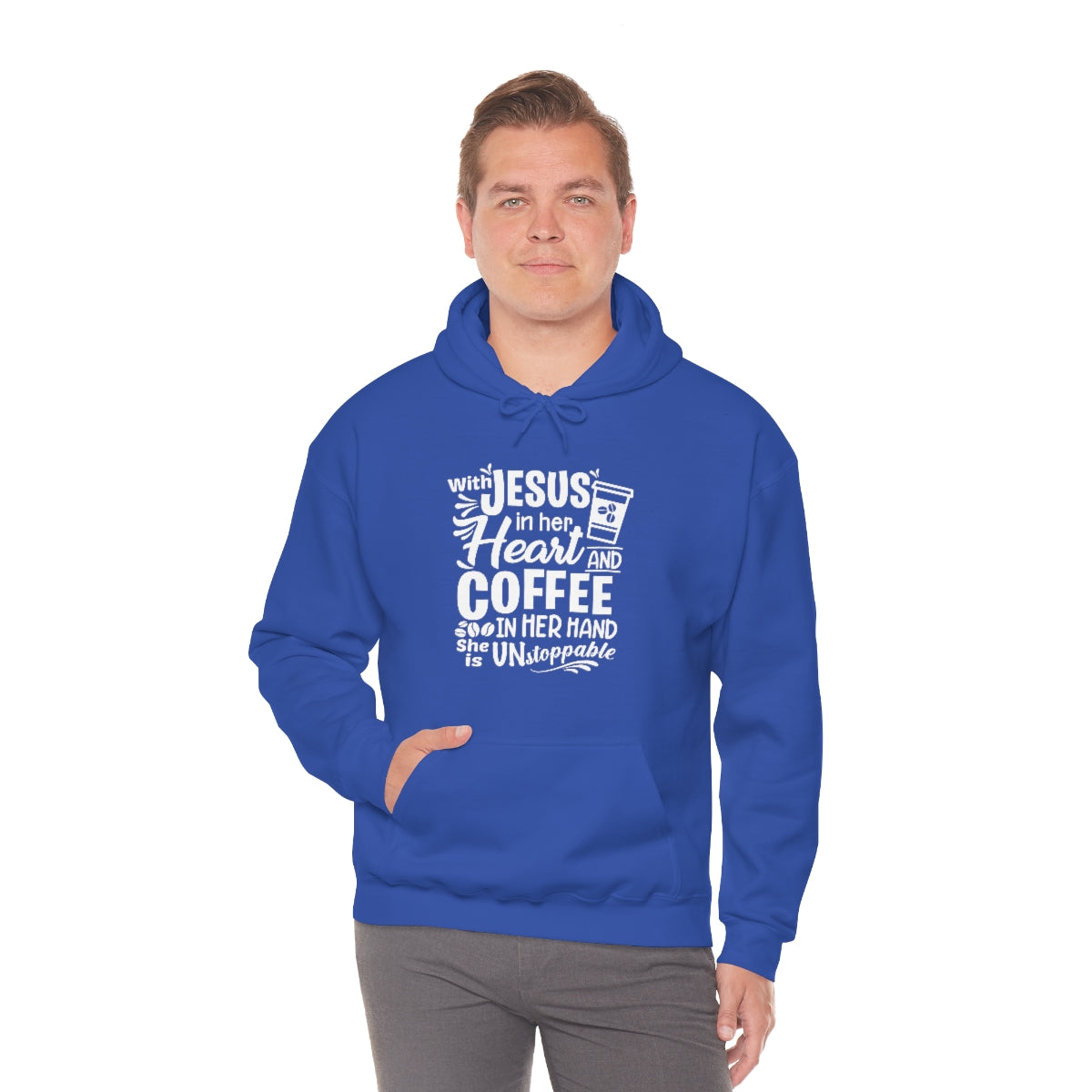 Jesus and Coffee Hooded Sweatshirt