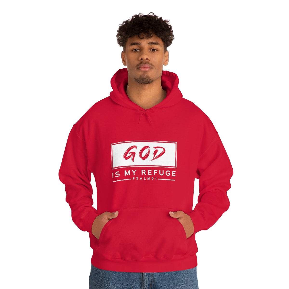 Hooded Sweatshirt GOD is my Refuge