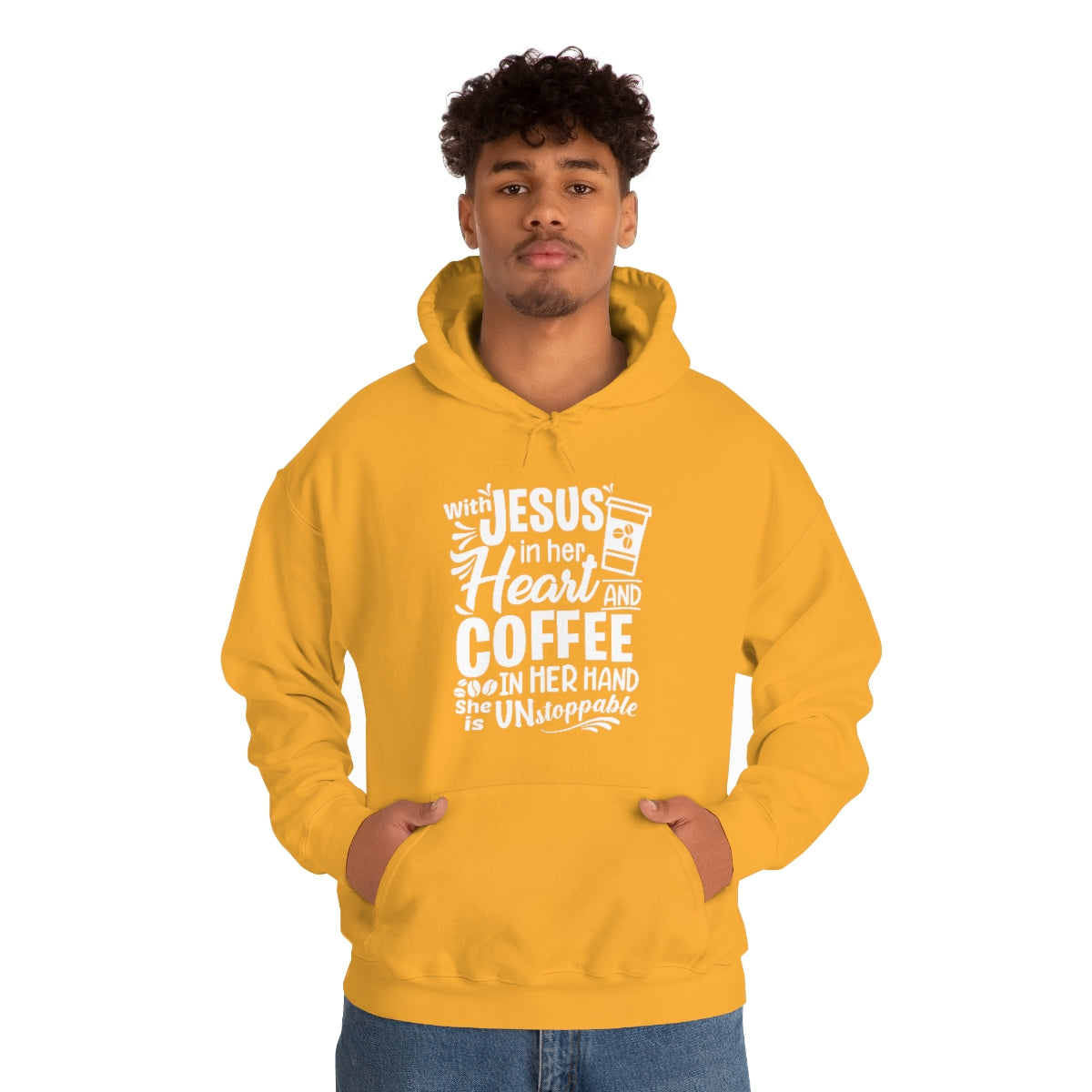 Jesus and Coffee Hooded Sweatshirt