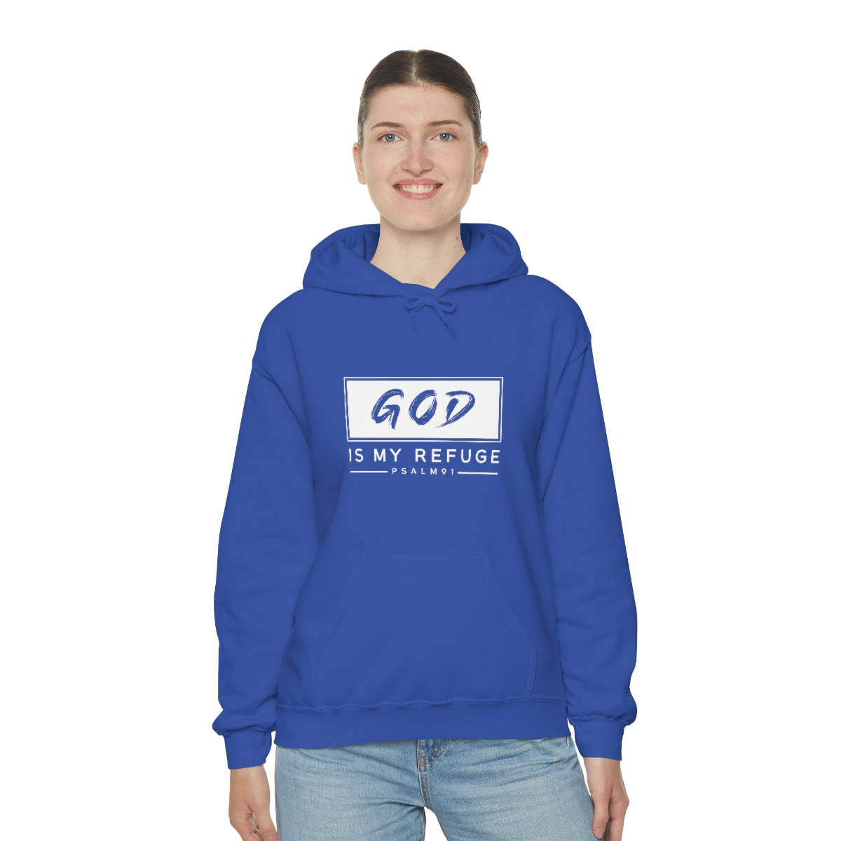 Hooded Sweatshirt GOD is my Refuge