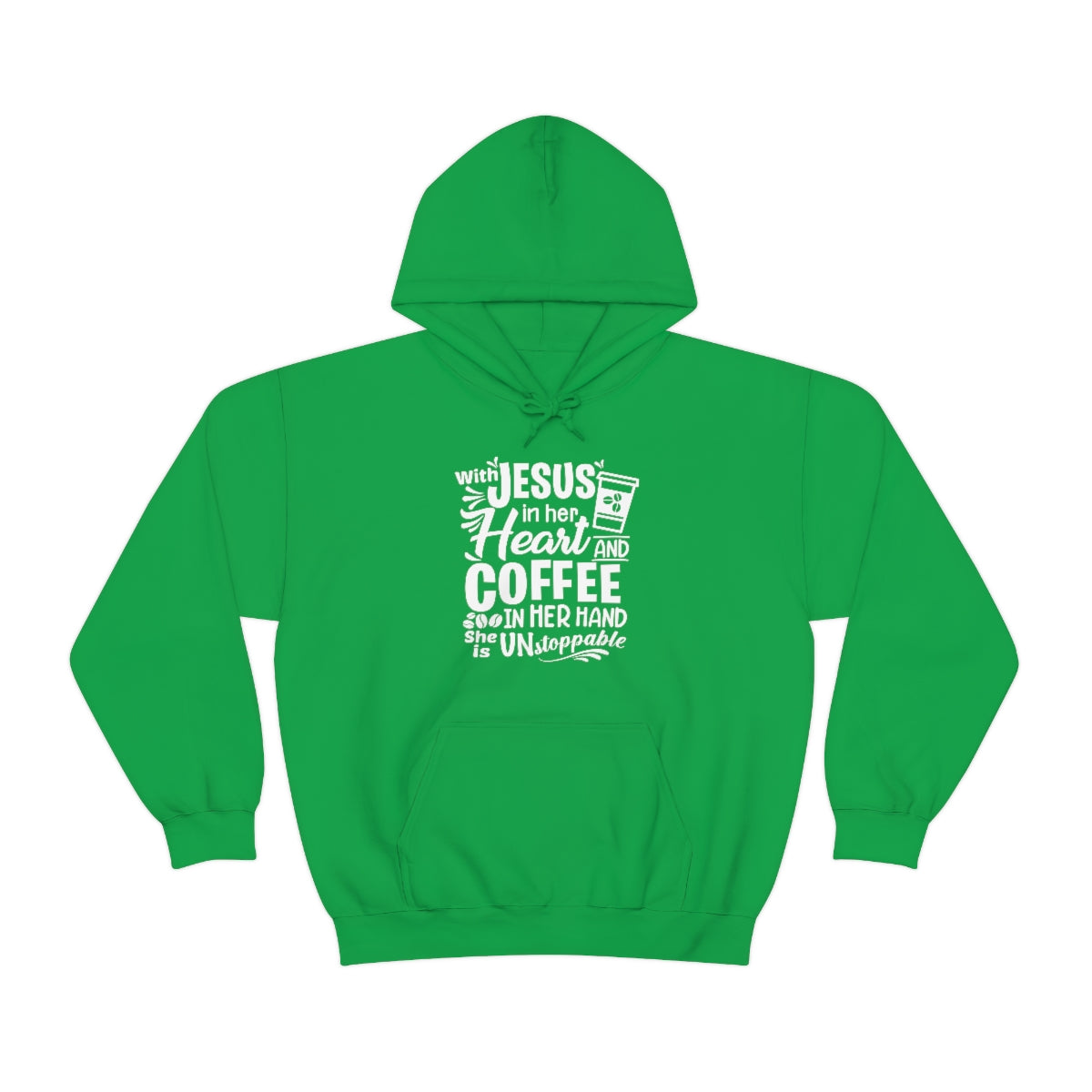 Jesus and Coffee Hooded Sweatshirt