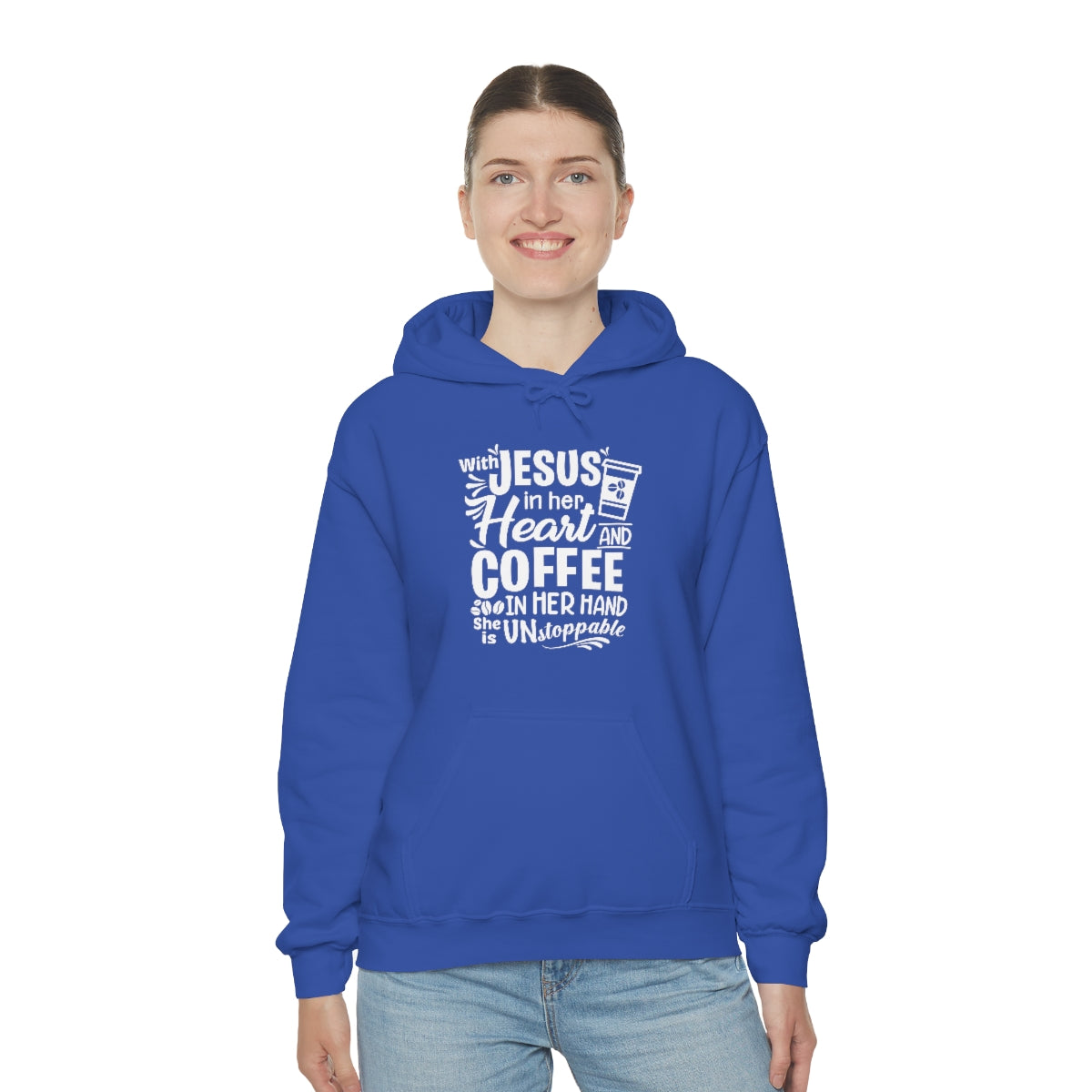 Jesus and Coffee Hooded Sweatshirt