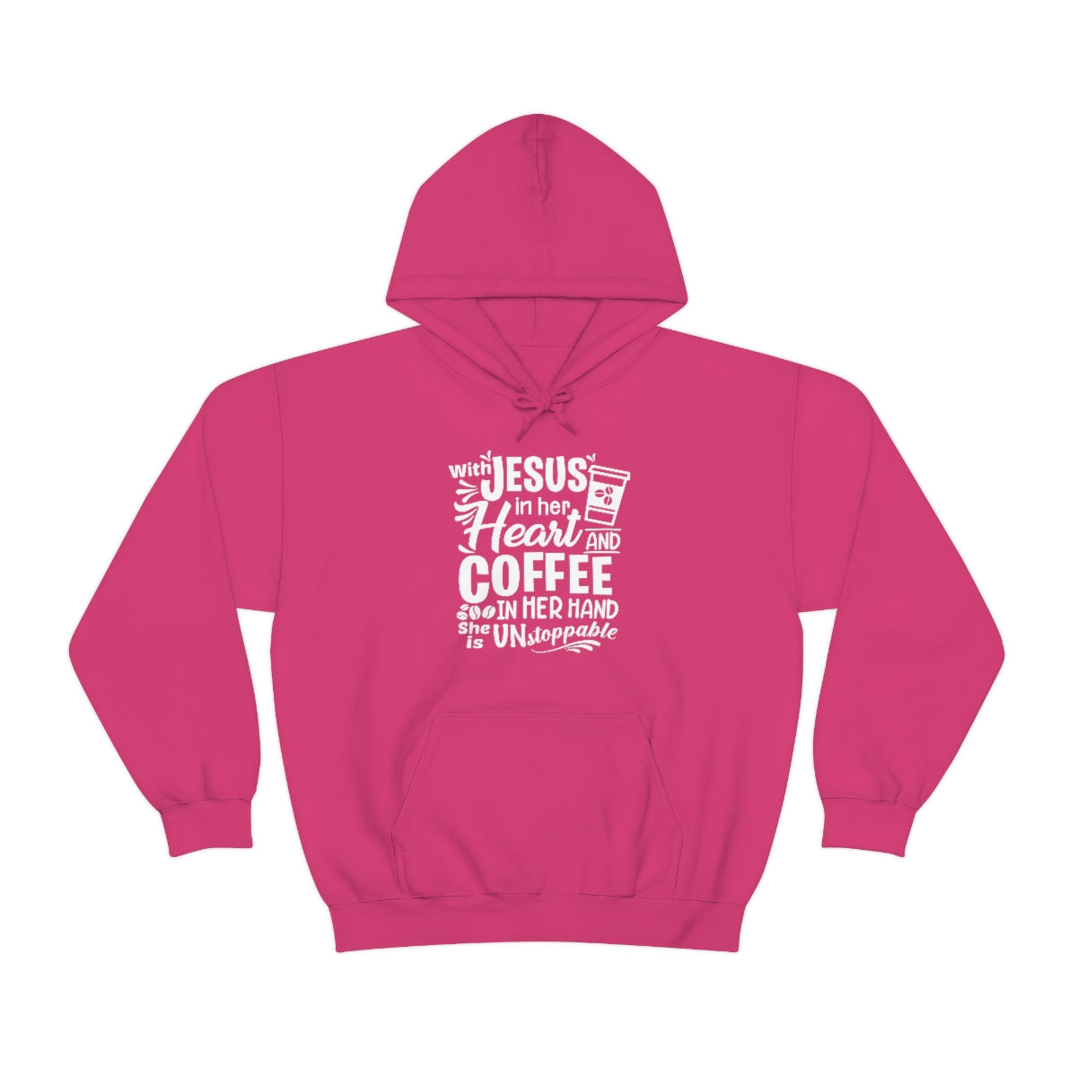 Jesus and Coffee Hooded Sweatshirt