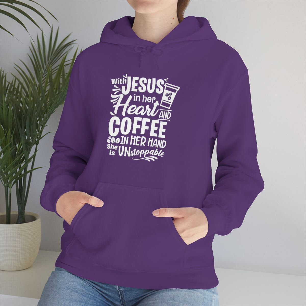 Jesus and Coffee Hooded Sweatshirt